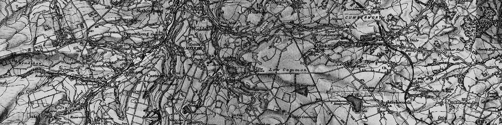 Old map of Meal Hill in 1896