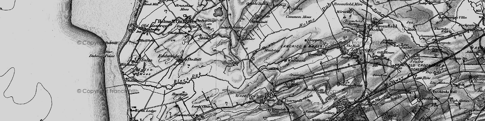 Old map of Aikshaw in 1897