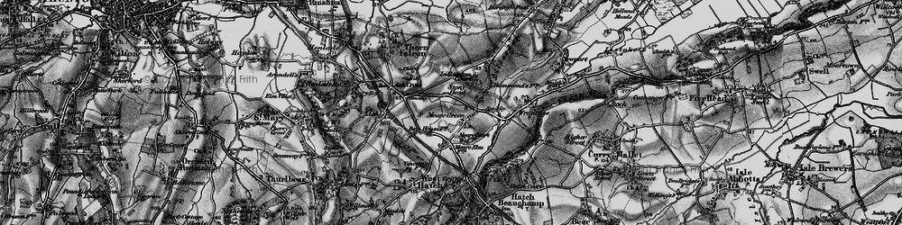 Old map of Lillesdon Court in 1898
