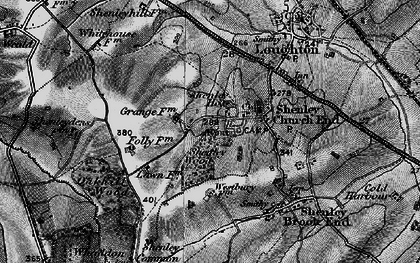Old map of Medbourne in 1896