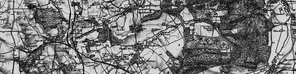 Old map of Meden Vale in 1899