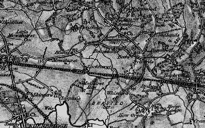 Old map of Medhurst Row in 1895