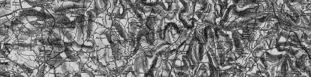 Old map of Medlyn in 1895