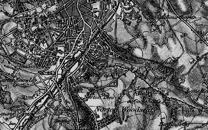 Old map of Meersbrook in 1896