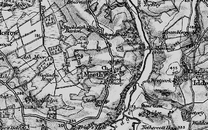 Old map of Meeth in 1898