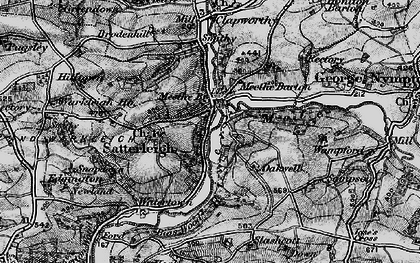 Old map of Meethe in 1898