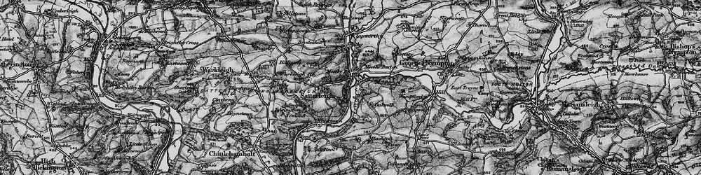 Old map of Bias Wood in 1898