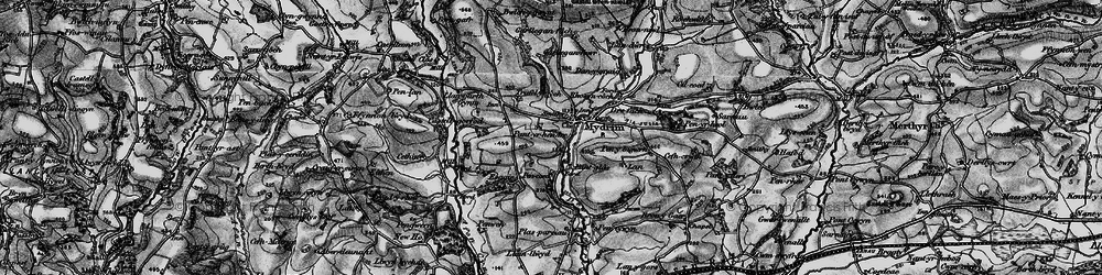 Old map of Meidrim in 1898