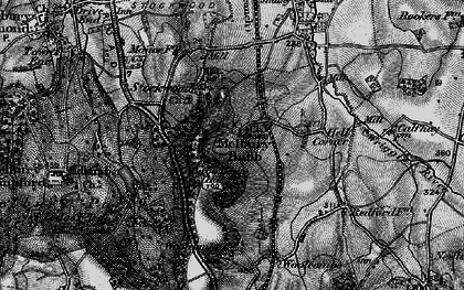 Old map of Bubb Down Hill in 1898