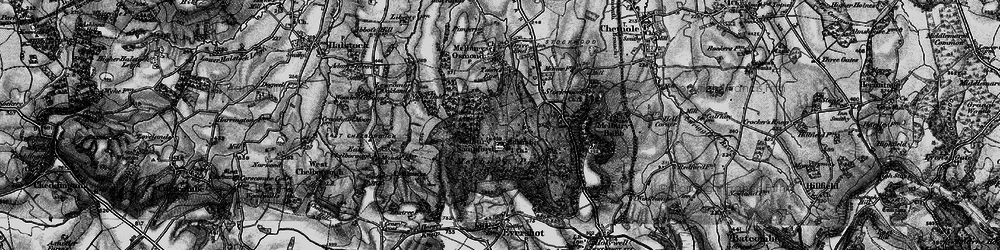 Old map of Melbury Sampford in 1898