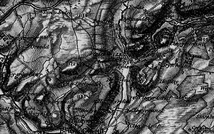 Old map of Bryn-mawndy in 1897