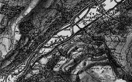 Old map of Melincourt in 1898