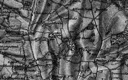 Old map of Mell Green in 1895