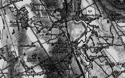 Old map of Broadfield Ho in 1897