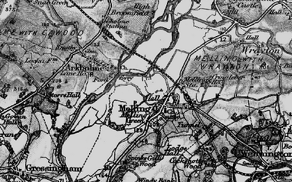 Old map of Melling in 1898