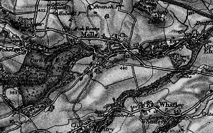 Old map of Mells Green in 1898