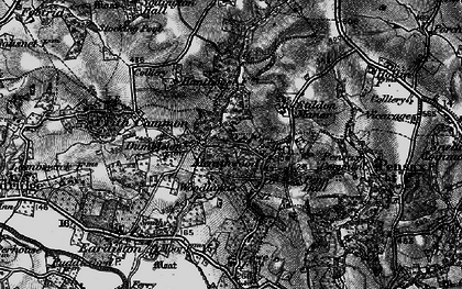Old map of Menithwood in 1898
