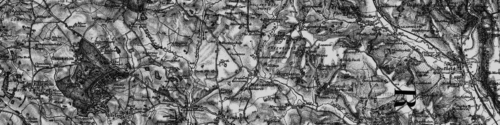 Old map of Brailsford Common in 1897