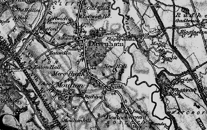 Old map of Mere Heath in 1896