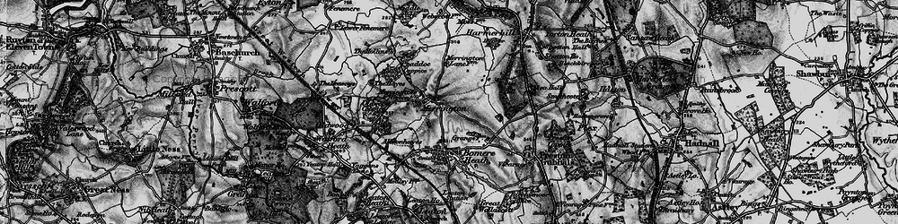 Old map of Merrington in 1899