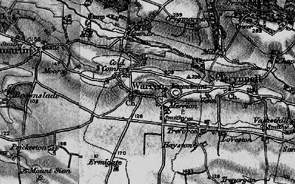 Old map of Axton Hill in 1898