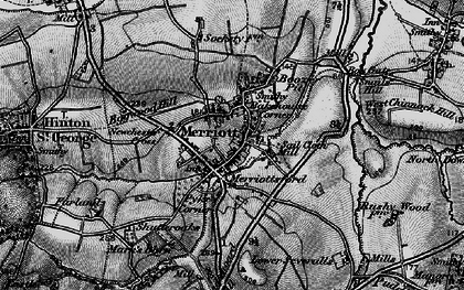 Old map of Merriottsford in 1898
