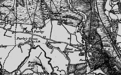 Old map of Merritown in 1895