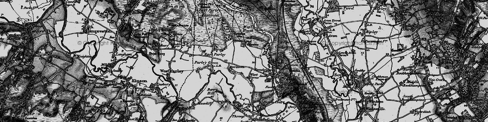 Old map of Merritown in 1895