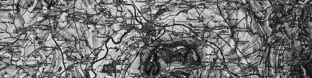 Old map of Merrivale in 1896