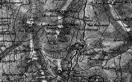 Old map of Merrivale in 1898
