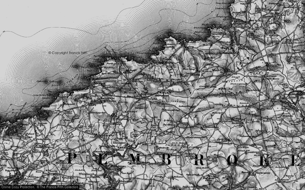 Old Map of Mesur-y-dorth, 1898 in 1898