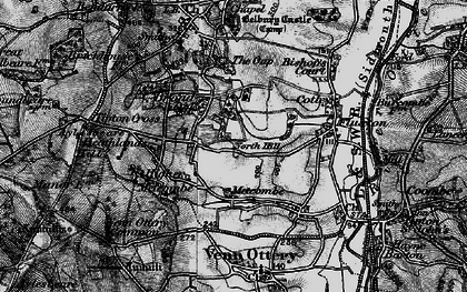 Old map of Metcombe in 1898