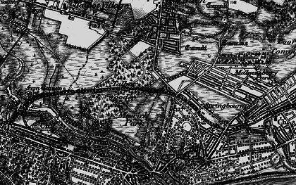Old map of Meyrick Park in 1895