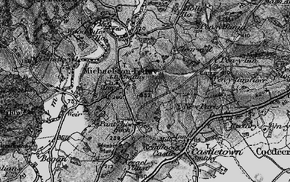 Old map of Michaelston-y-Fedw in 1898