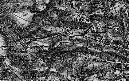 Old map of Buckfastleigh Moor in 1898