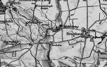 Old map of Micklebring in 1895