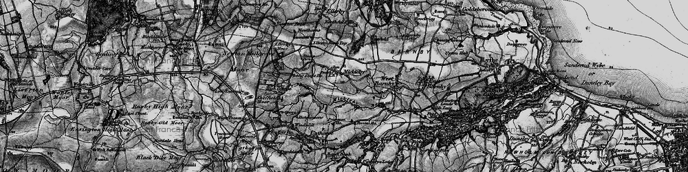Old map of Mickleby in 1898