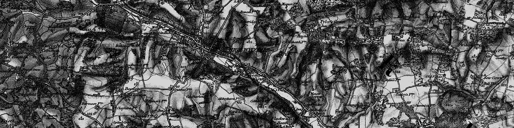 Old map of Micklefield in 1895