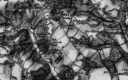Old map of Micklefield Green in 1896