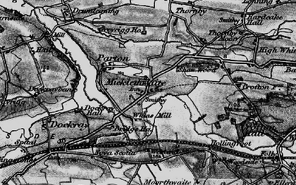 Old map of Whinnow Beck in 1897