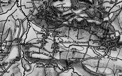 Old map of Middle Chinnock in 1898