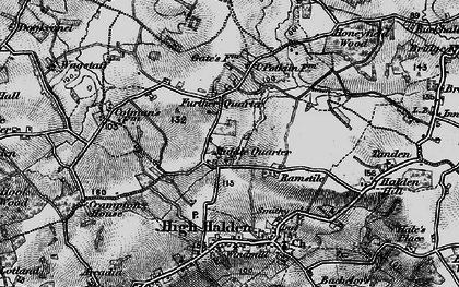 Old map of Middle Quarter in 1895
