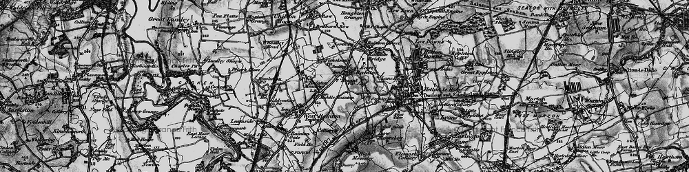 Old map of Middle Rainton in 1898