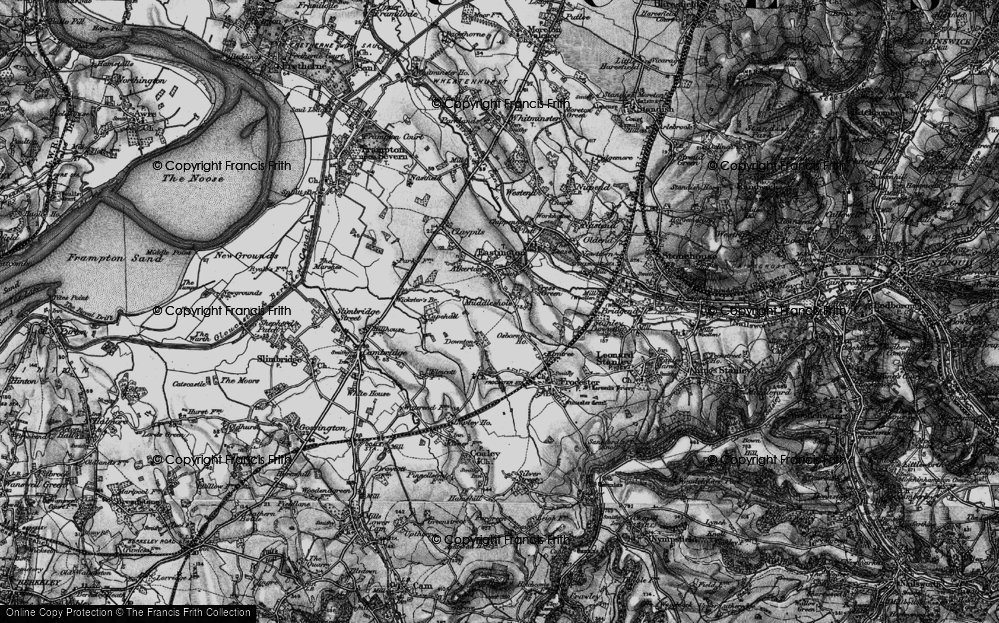 Old Map of Middle Street, 1897 in 1897