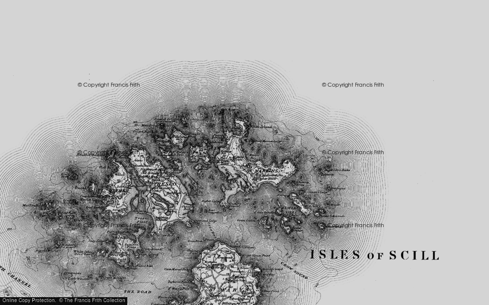 Old Map of Middle Town, 1896 in 1896