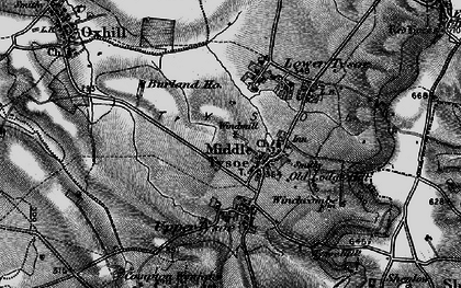 Old map of Middle Tysoe in 1896