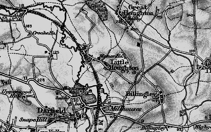 Old map of Middlecliffe in 1896