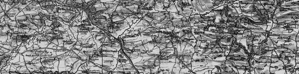 Old map of Wigham in 1898