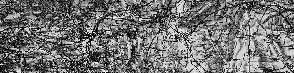 Old map of Middlecroft in 1896