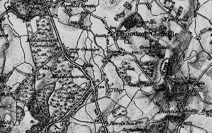 Old map of Middlemarsh in 1898